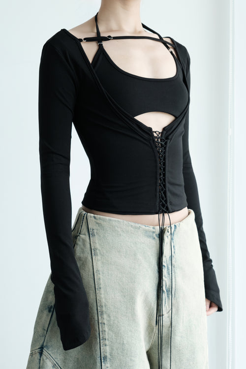 BISOU LONG SLEEVE TOP