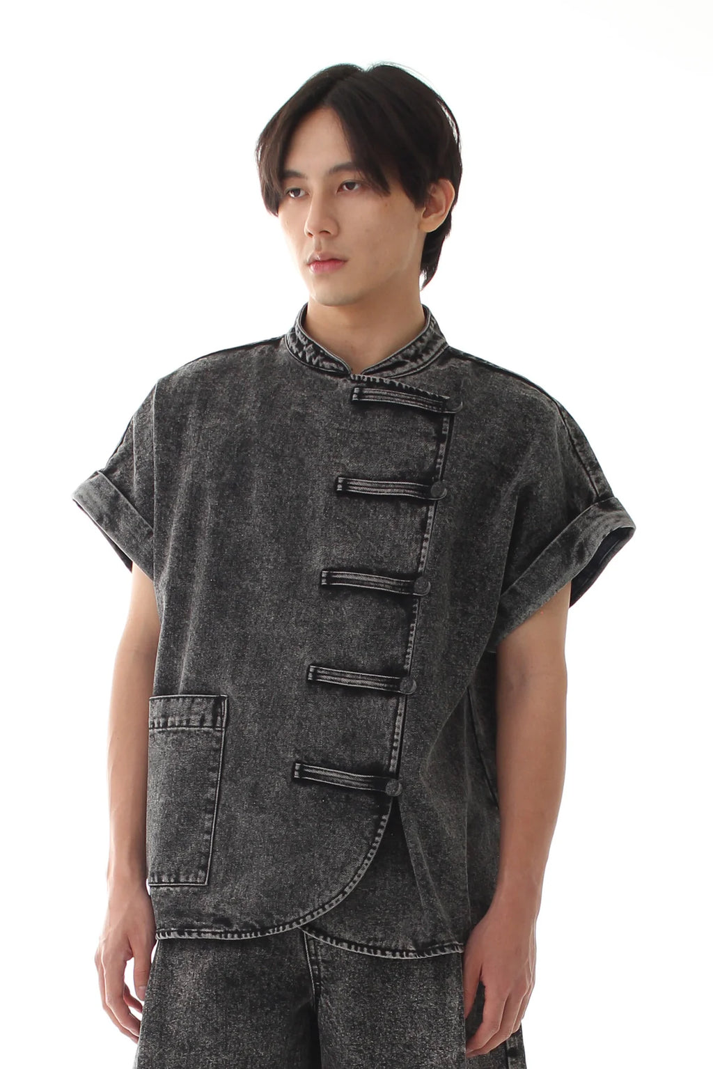 ECLIPSE VEST - WASHED GREY