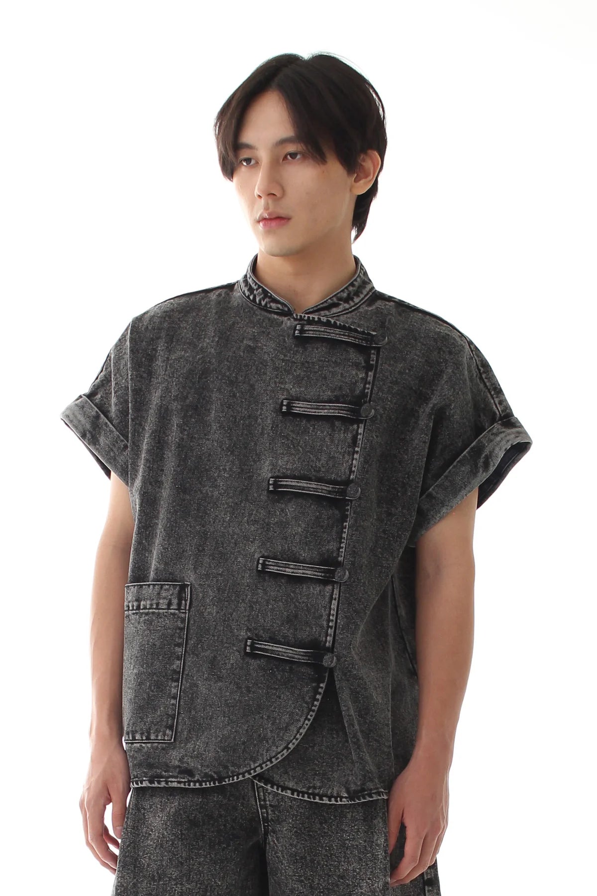 ECLIPSE VEST - WASHED GREY