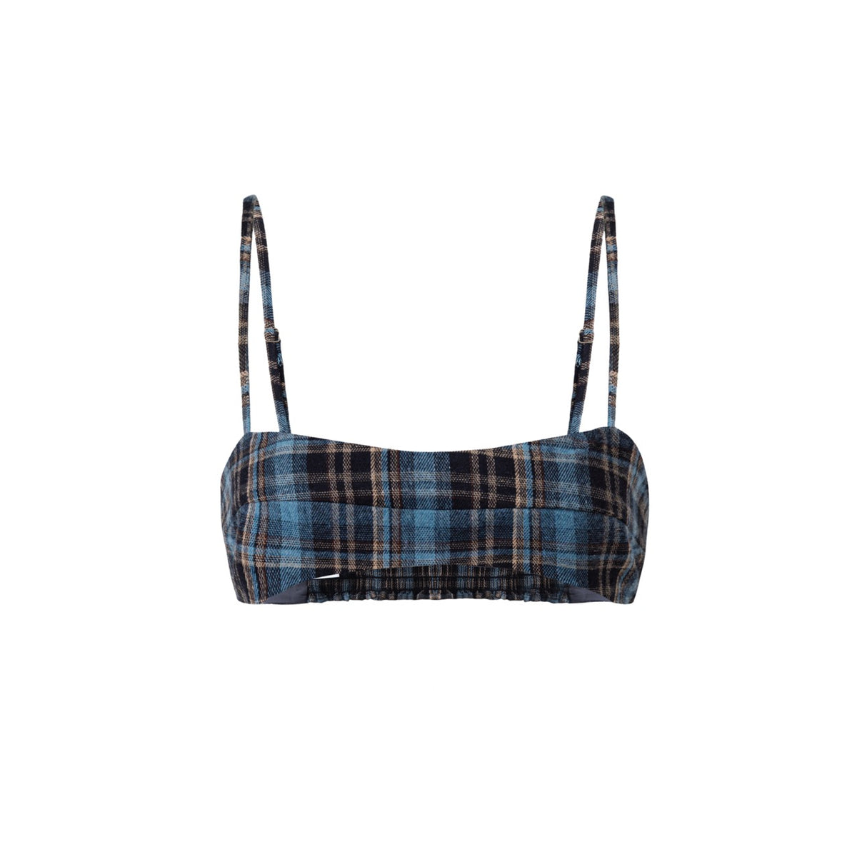 COCO BRA BLUE PLAID