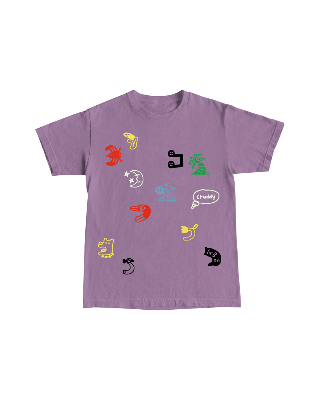 Seeing Things Tee Eggplant