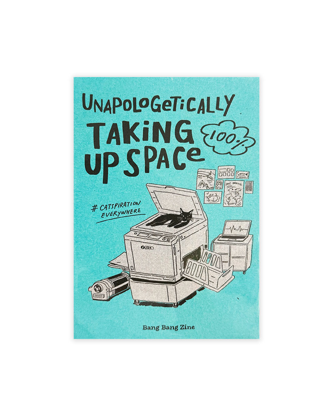 RISOGRAPH POSTCARD CATSPIRATION