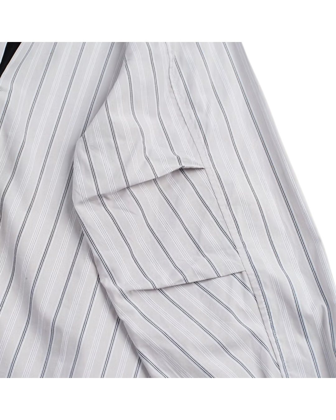 EXPLORER COMFY L/S SHIRT GREY STRIPE