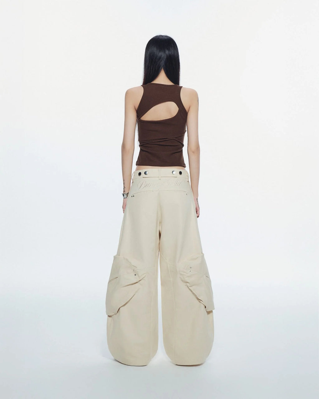 CONRAD SLEEVELESS TOP BROWN