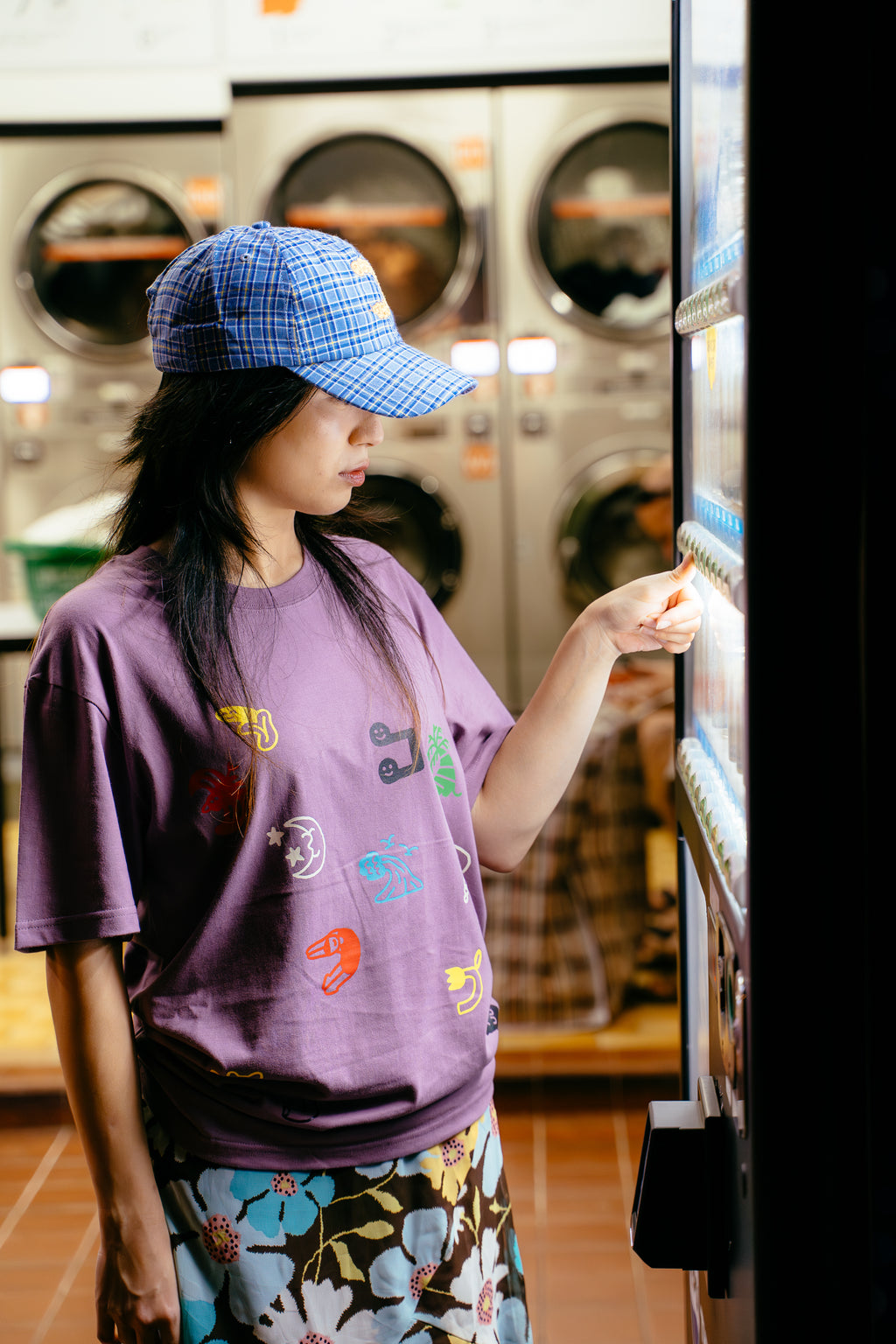 Seeing Things Tee Eggplant