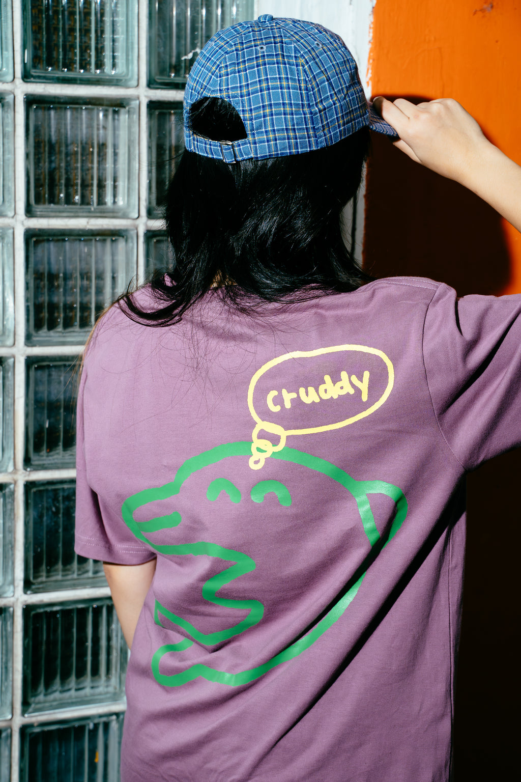 Seeing Things Tee Eggplant