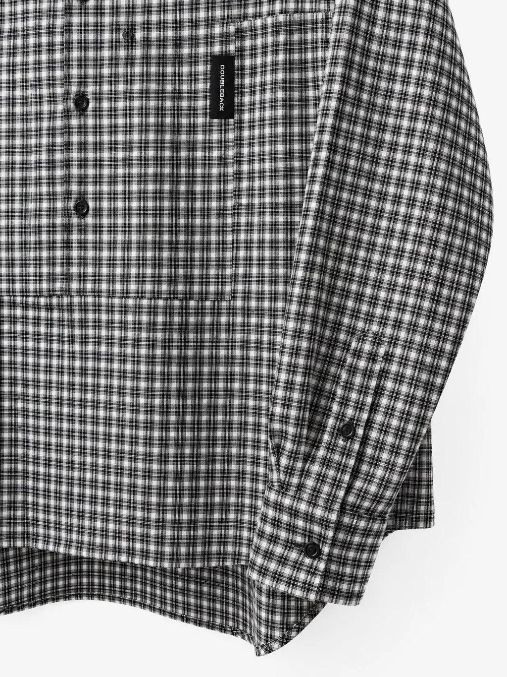TWISTED SHIRT B&W CHECKERED