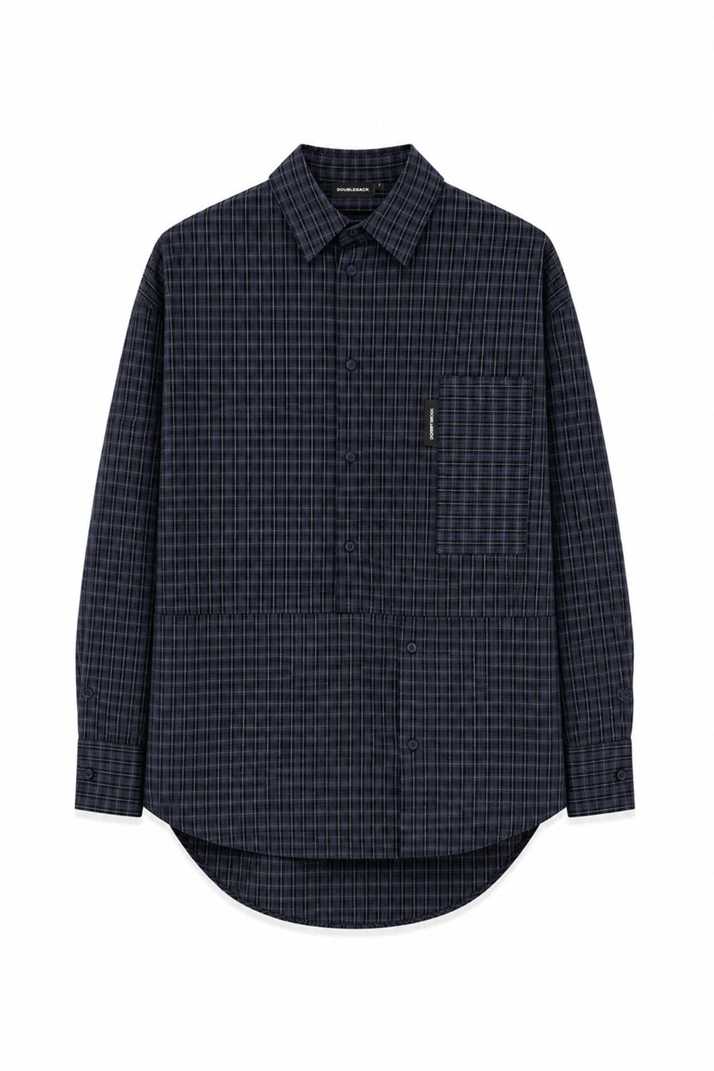 TWISTED SHIRT BLUE CHECKERED