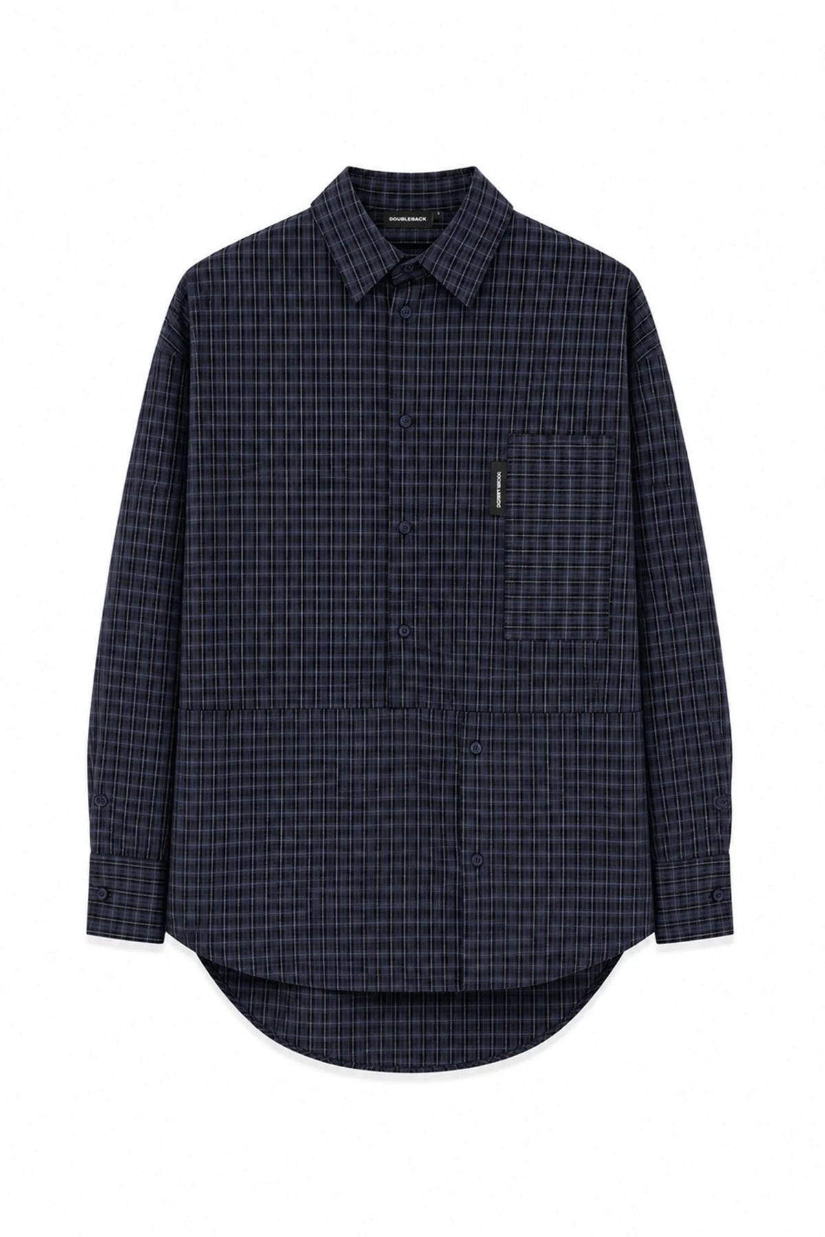 TWISTED SHIRT BLUE CHECKERED