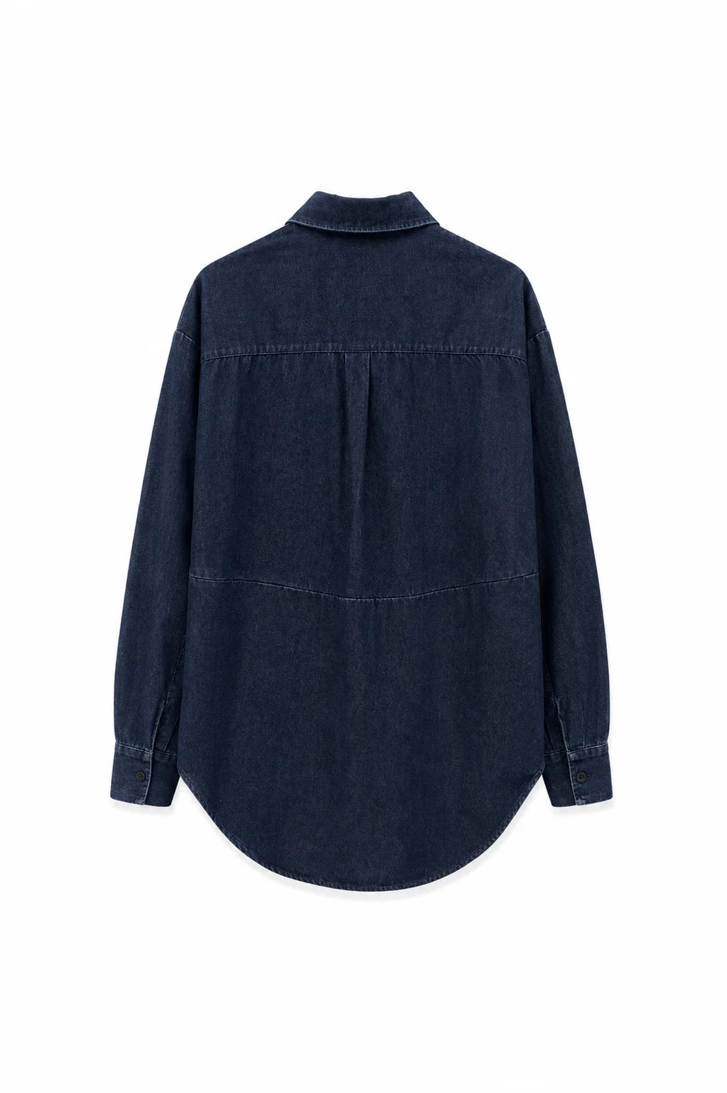 TWISTED SHIRT DENIM BLUE