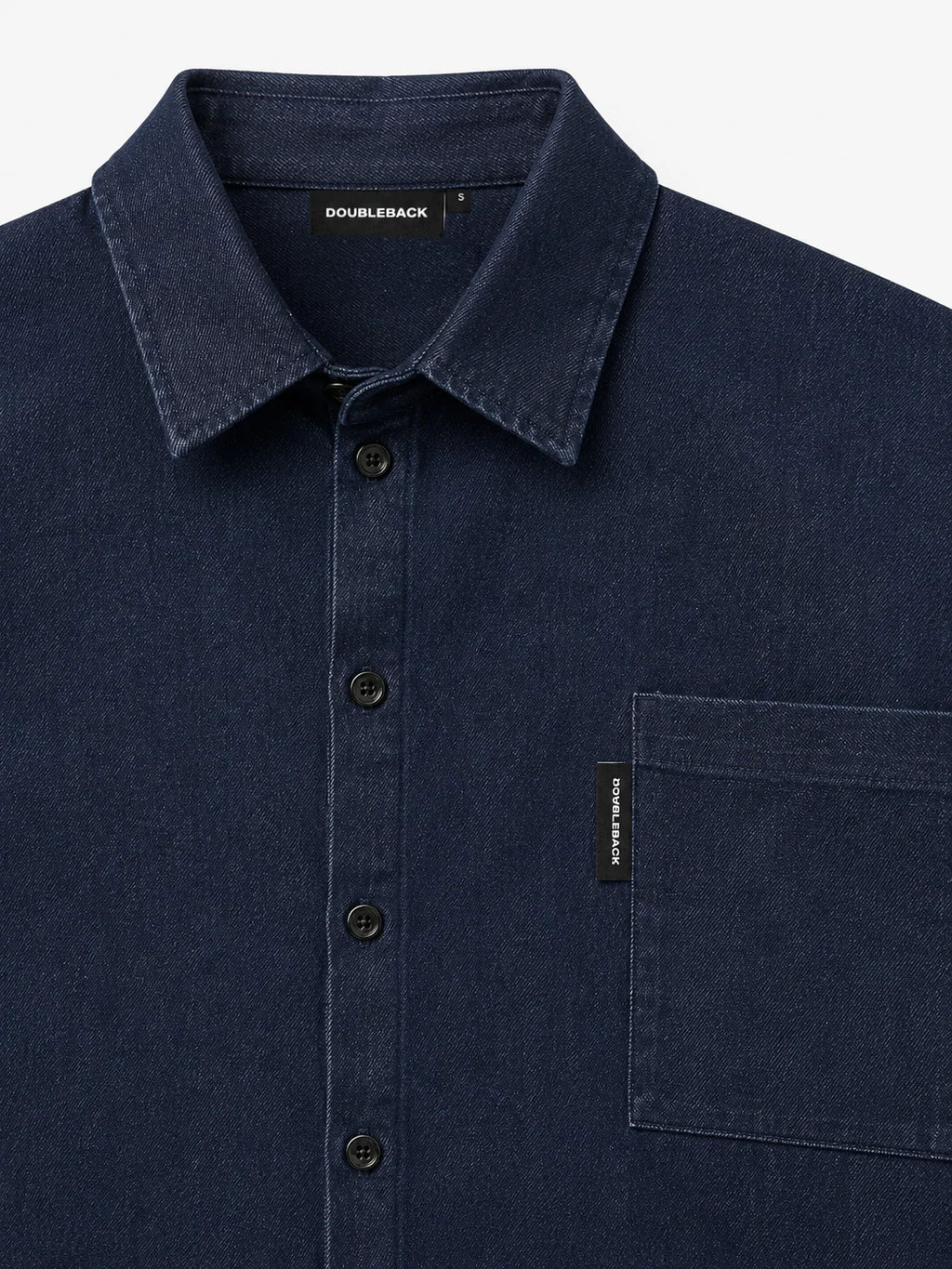 TWISTED SHIRT DENIM BLUE