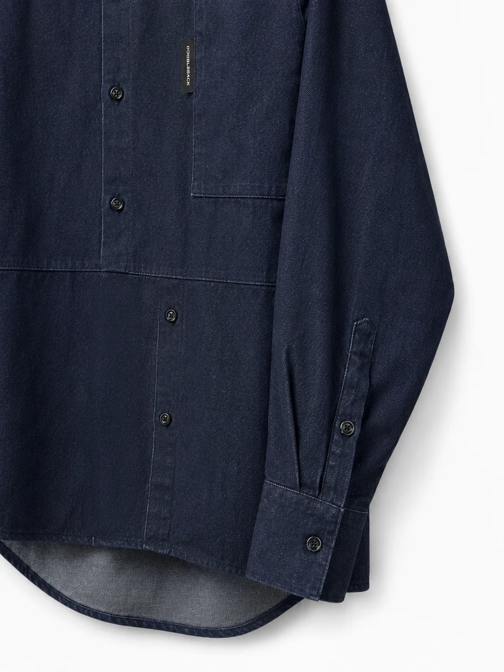 TWISTED SHIRT DENIM BLUE