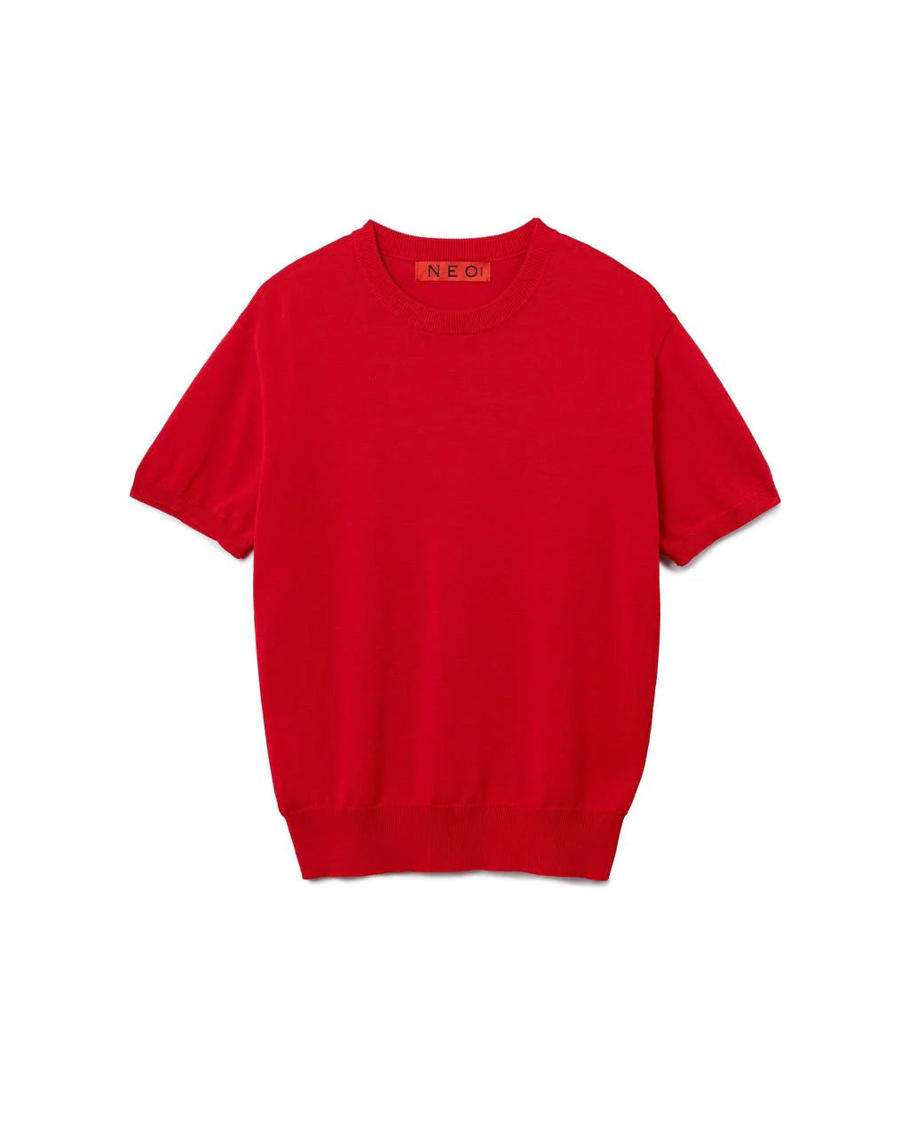 CLEAN FIT KNIT TEE RED