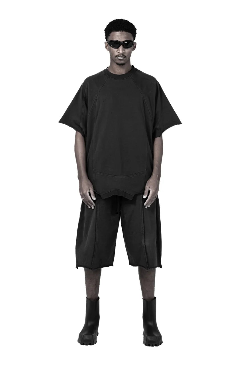 BAT PANEL T-SHIRT GREY