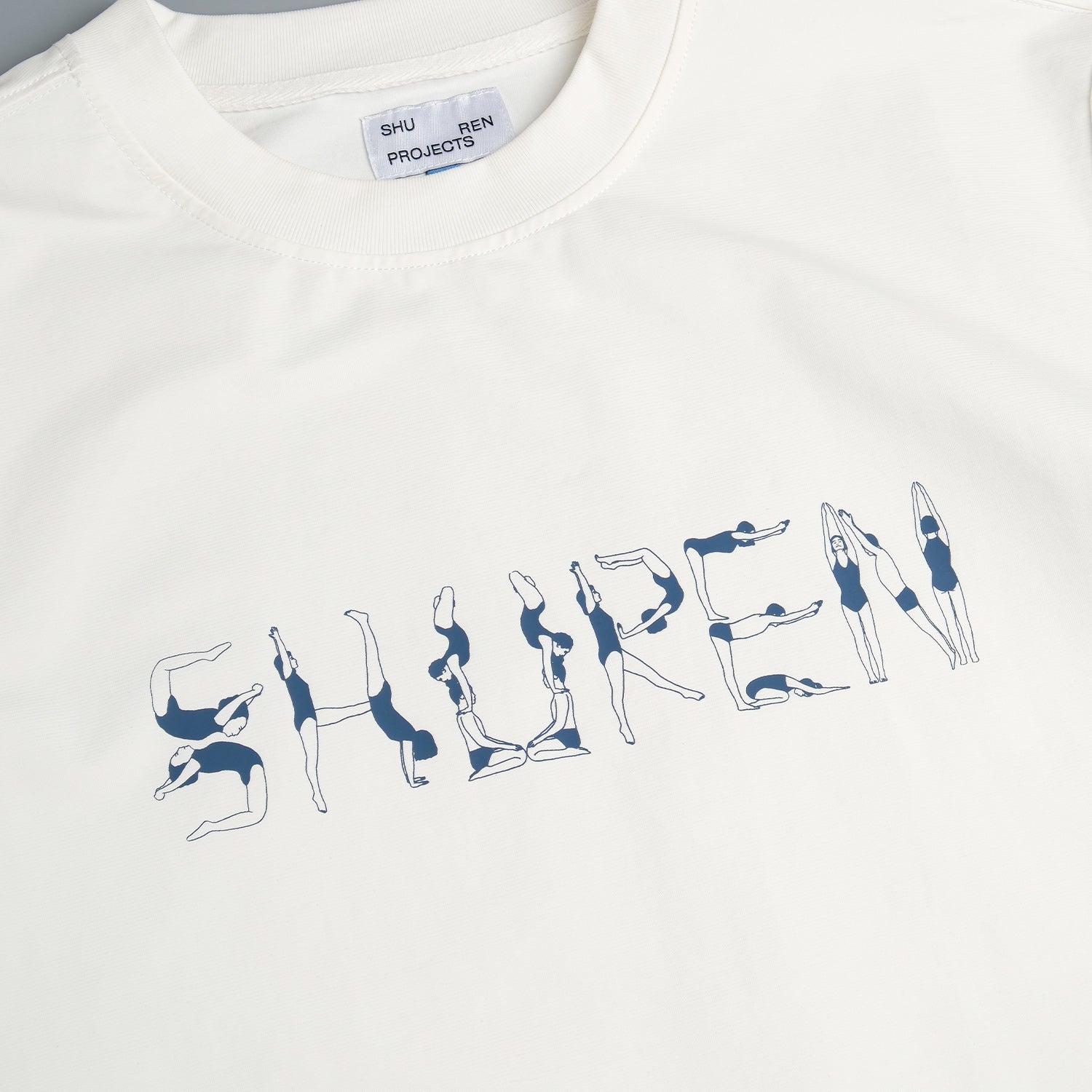 Shuren Posture Tee / Cotton -Ivory