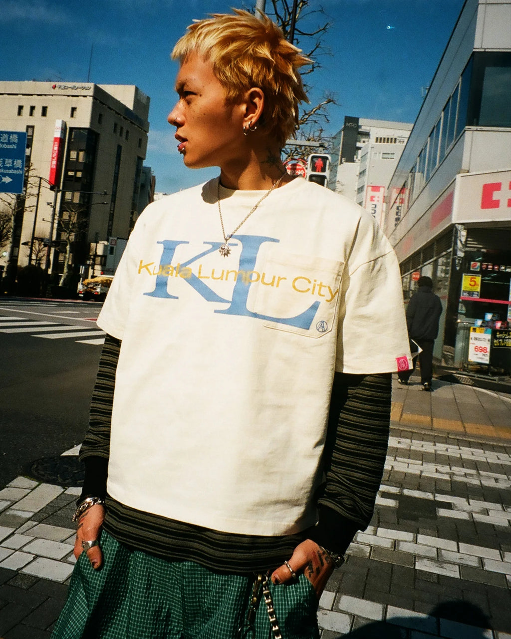 KLC WASHED PKT. TEE