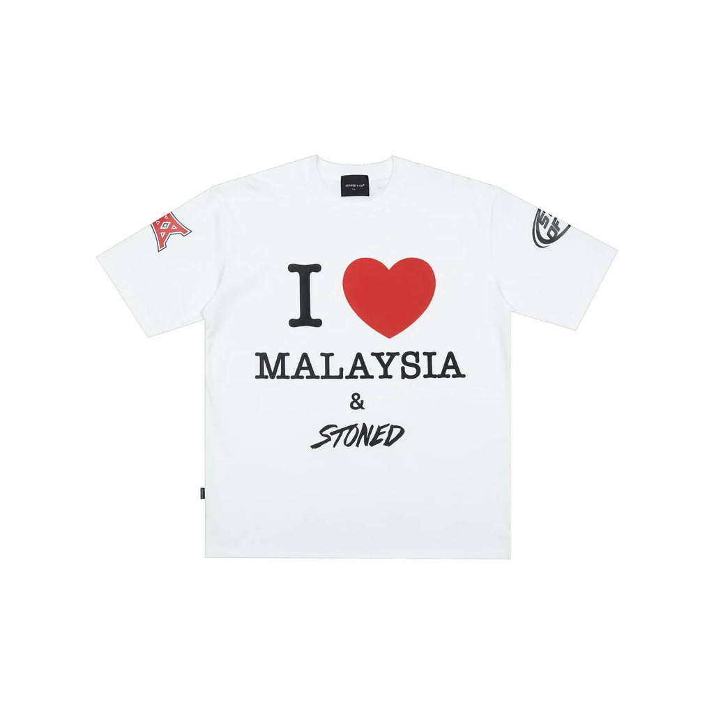 I LOVE MALAYSIA TEE WHITE