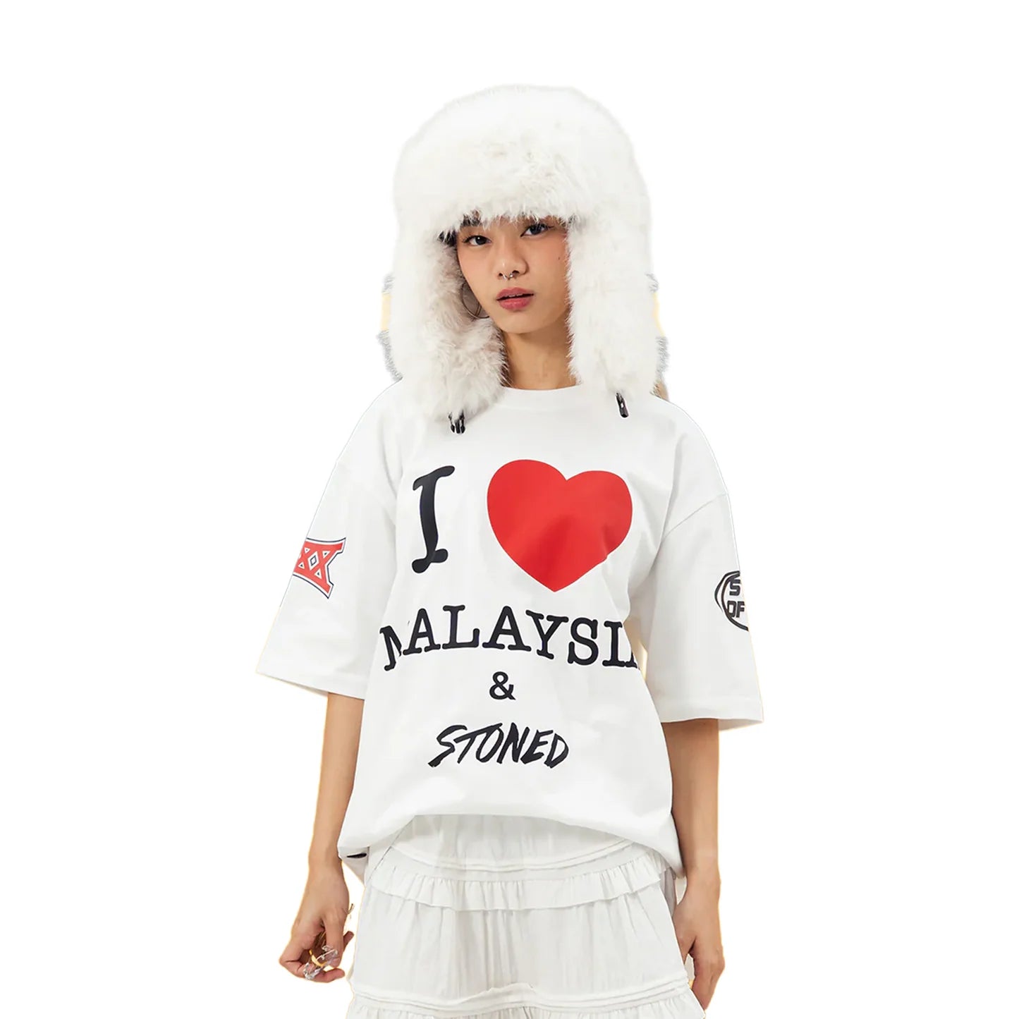 I LOVE MALAYSIA TEE WHITE
