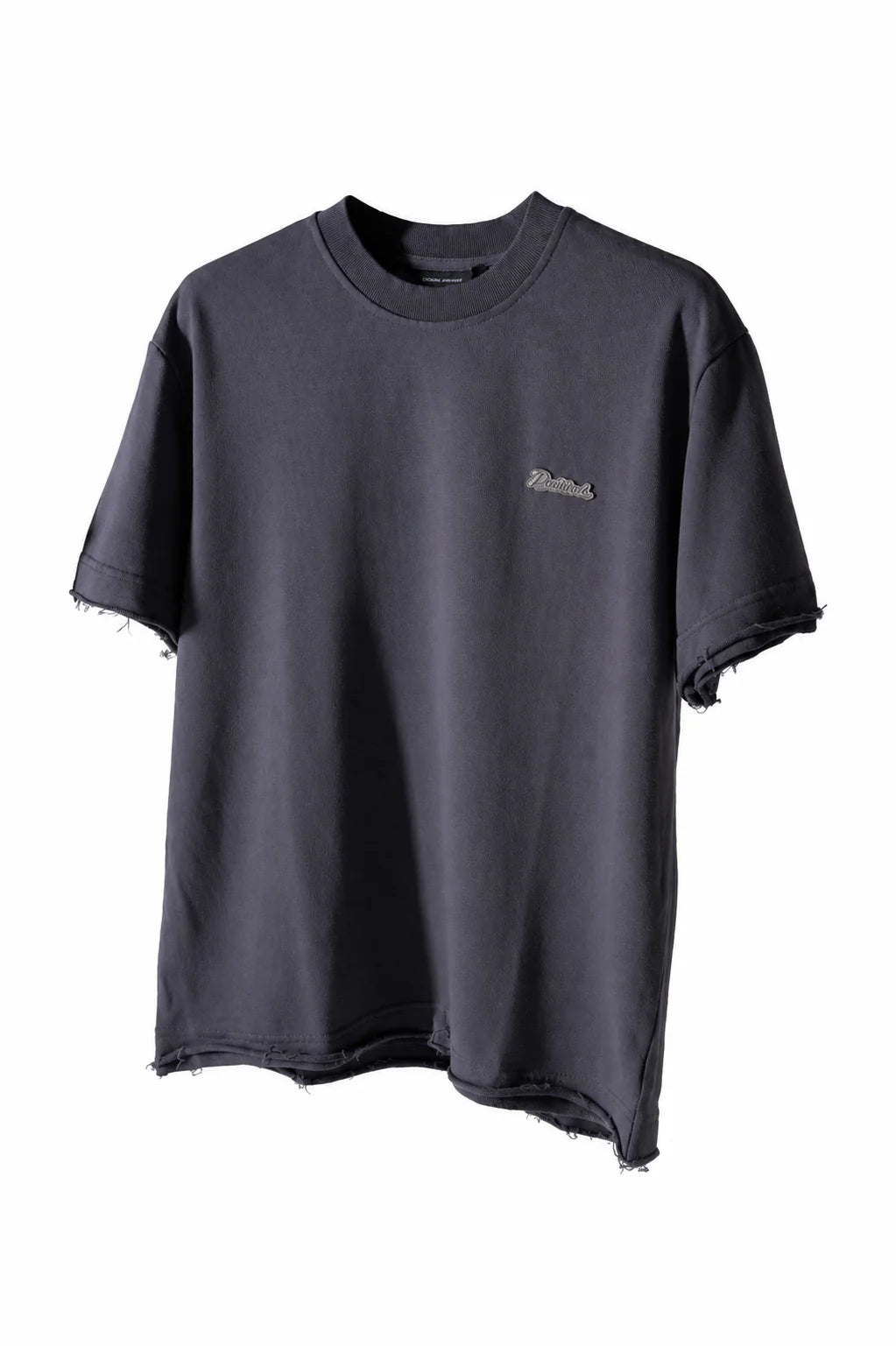 ESSENTIAL UNFINISHED TEE GREY