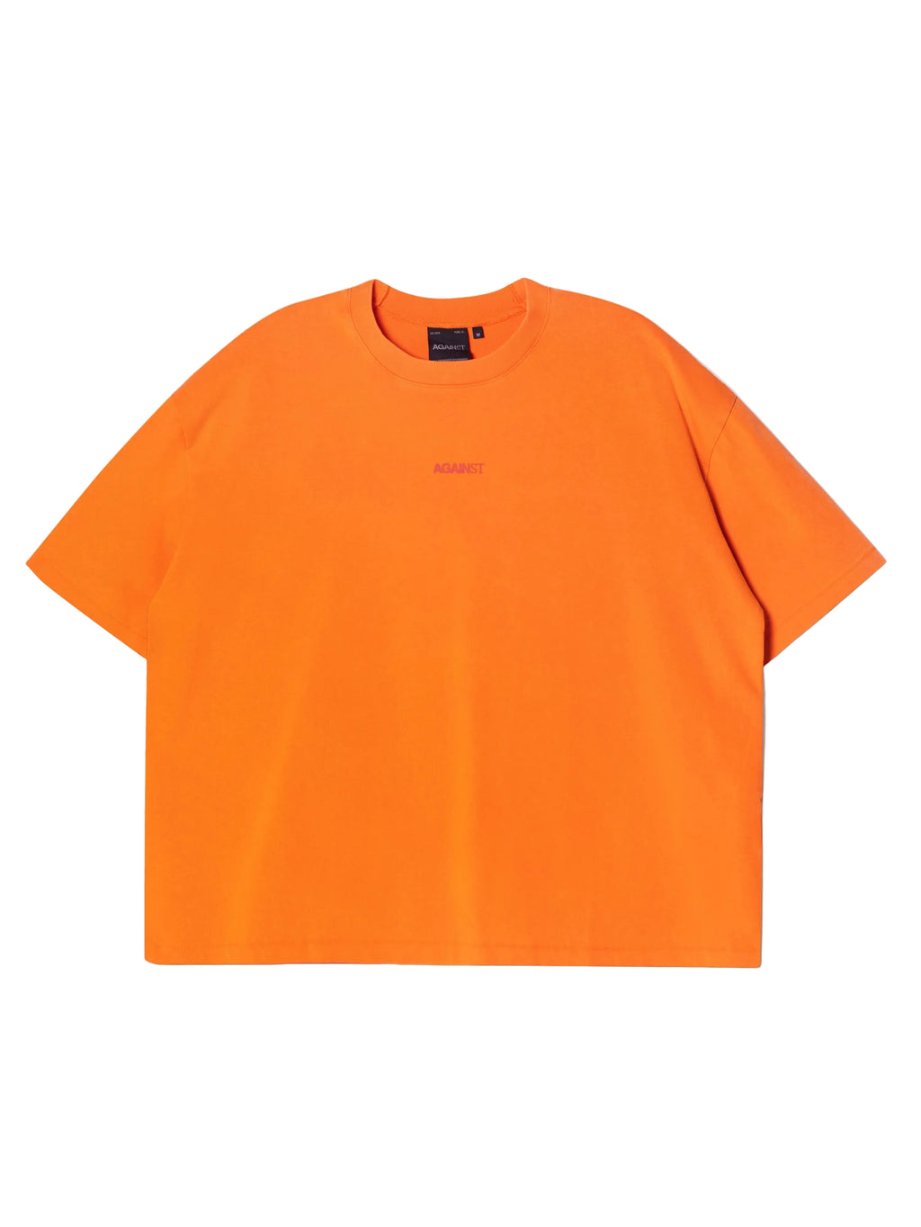 SINGLE STITCH WASHED CROPPED TEE ORANGE