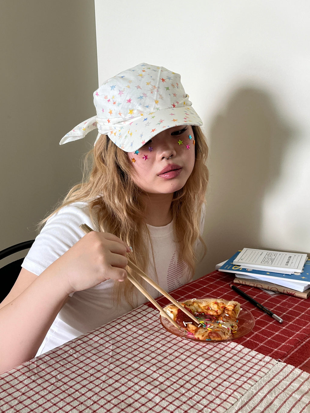 SILLYSALLY Star Scarf Hat