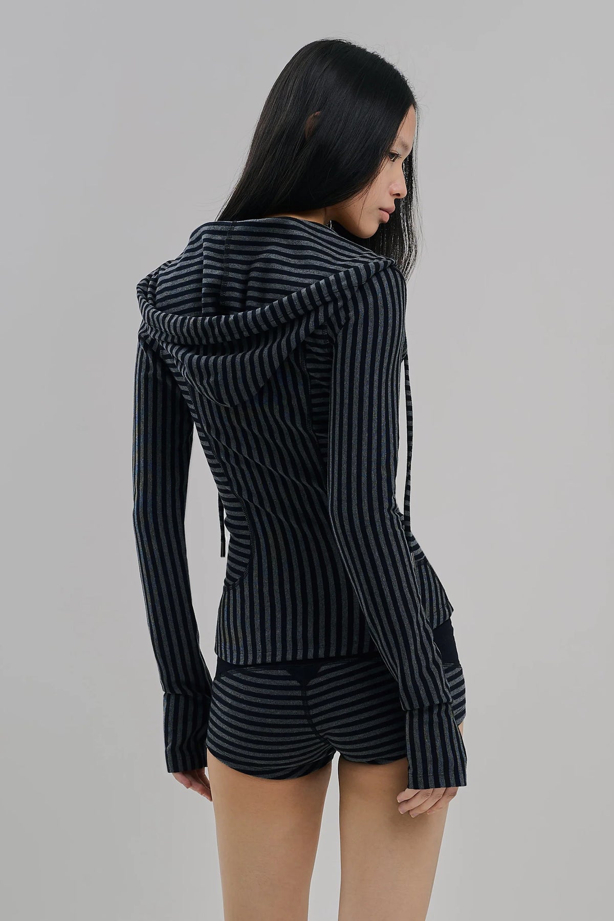 SORBET HOODIE PEBBLE BLACK