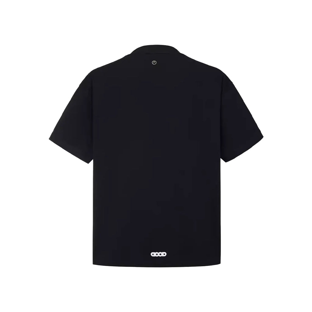 COLOURFUL NEON FLORAL TEE BLACK SS26