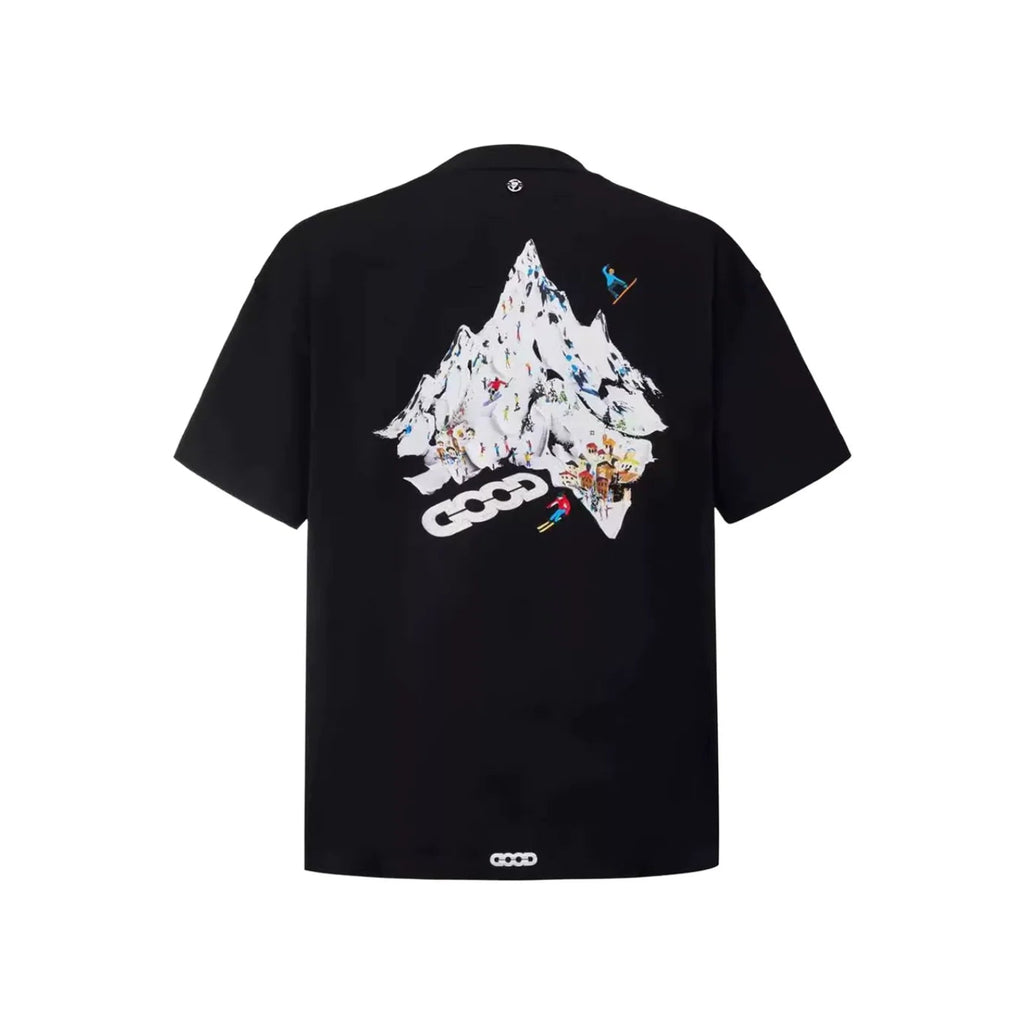 FUN ICE CREAM PULP EMBROIDERY TEE BLACK SS26