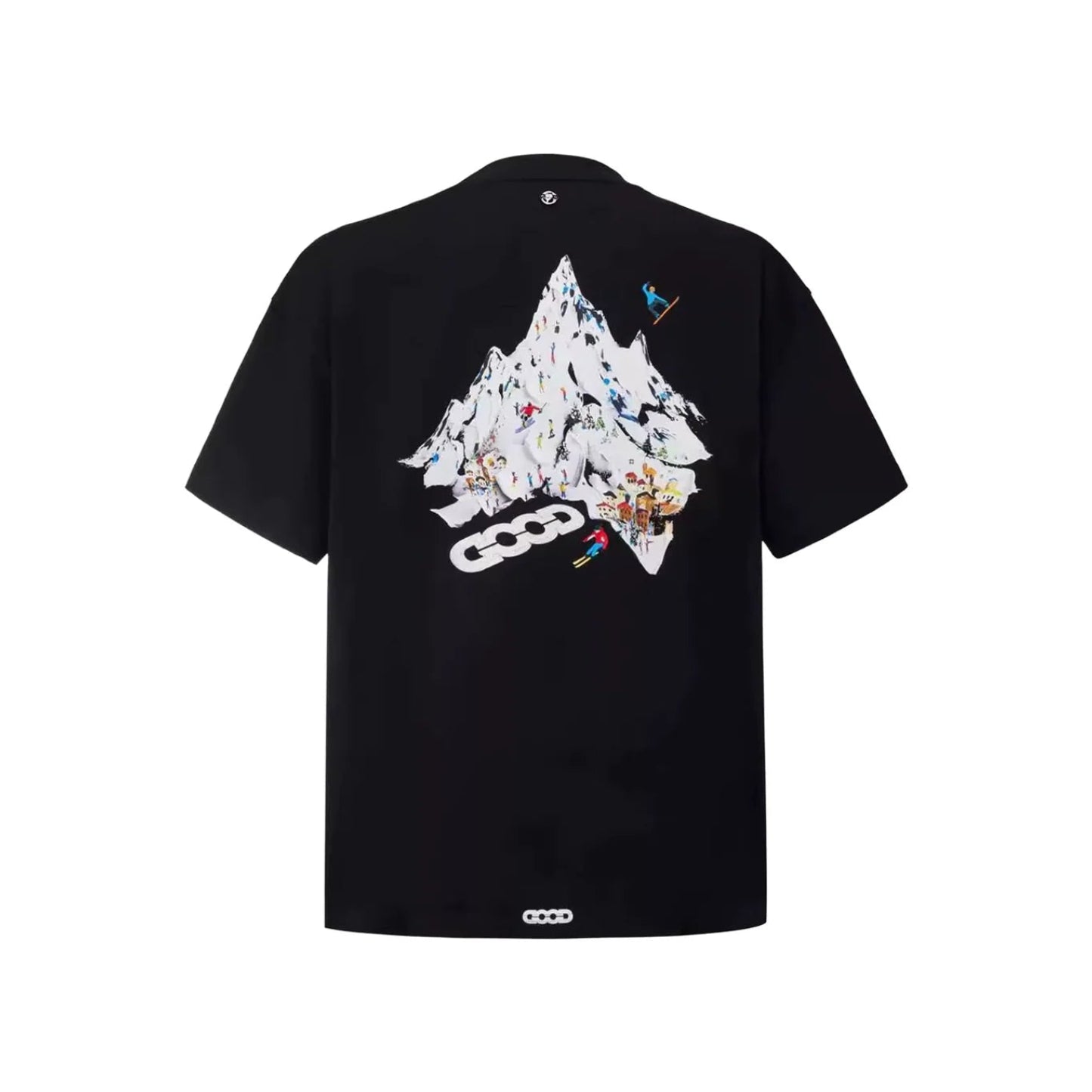 FUN ICE CREAM PULP EMBROIDERY TEE BLACK SS26
