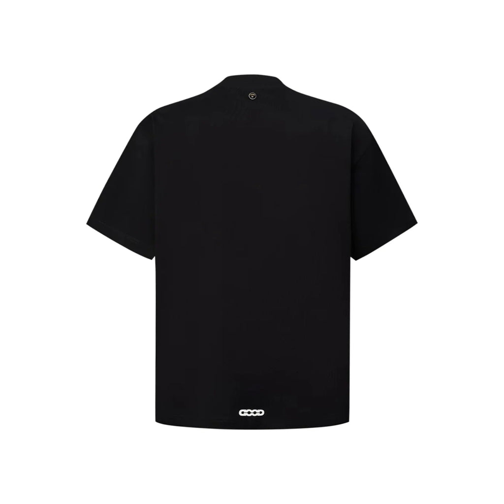 GEMSTONE EMBELLISHED LOGO TEE BLACK SS26