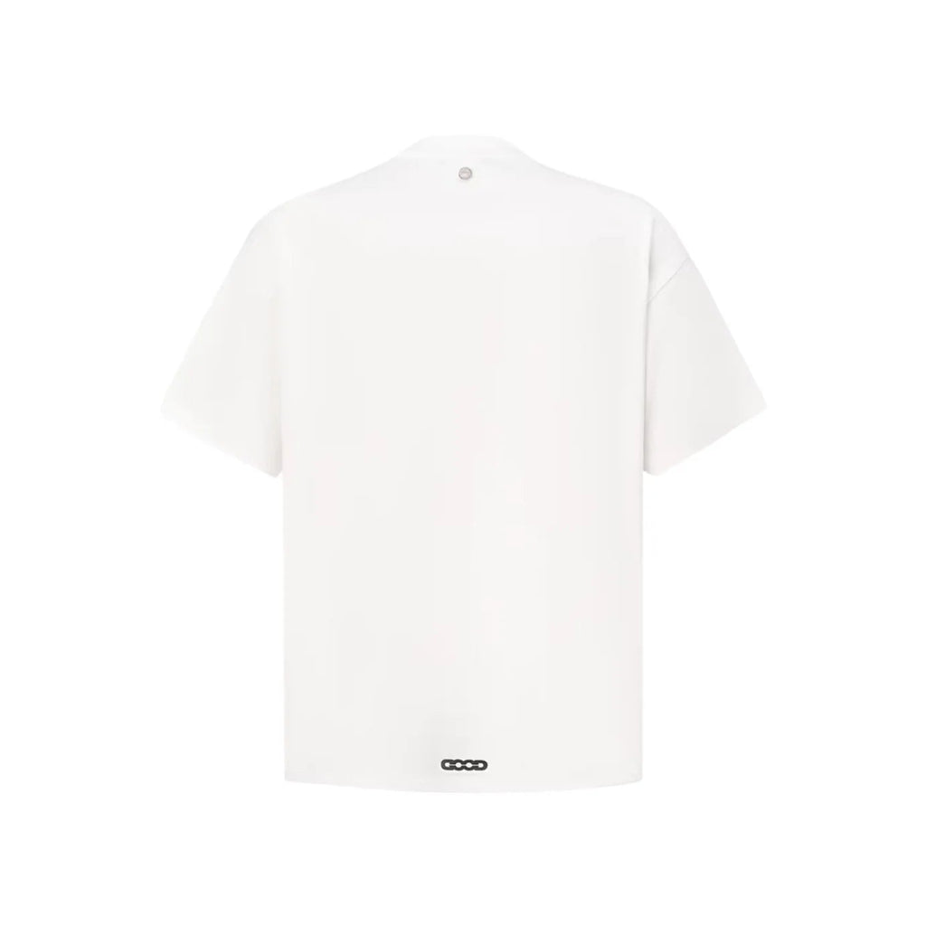 GEMSTONE EMBELLISHED LOGO TEE WHITE SS26