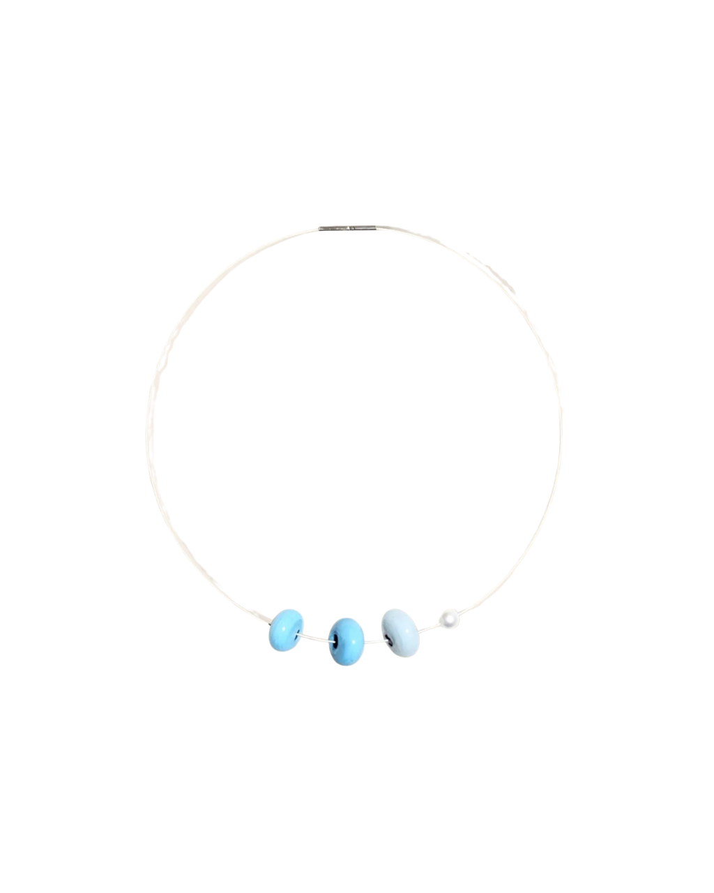 PEARL JEWEL CHOKER RIBBON SLUG