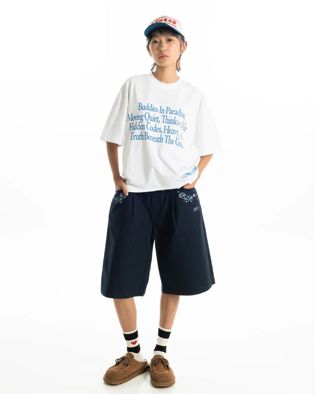 BUDDIES IN PARADISE QUOTE TEE