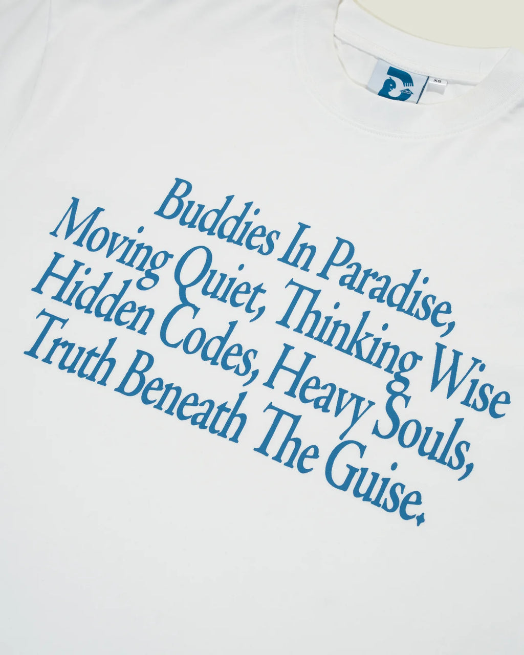 BUDDIES IN PARADISE QUOTE TEE