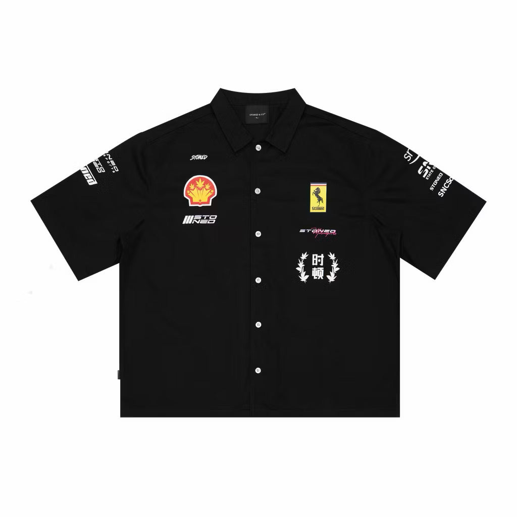 DARK HORSE : MOTORSPORT WORKSHIRT BLACK