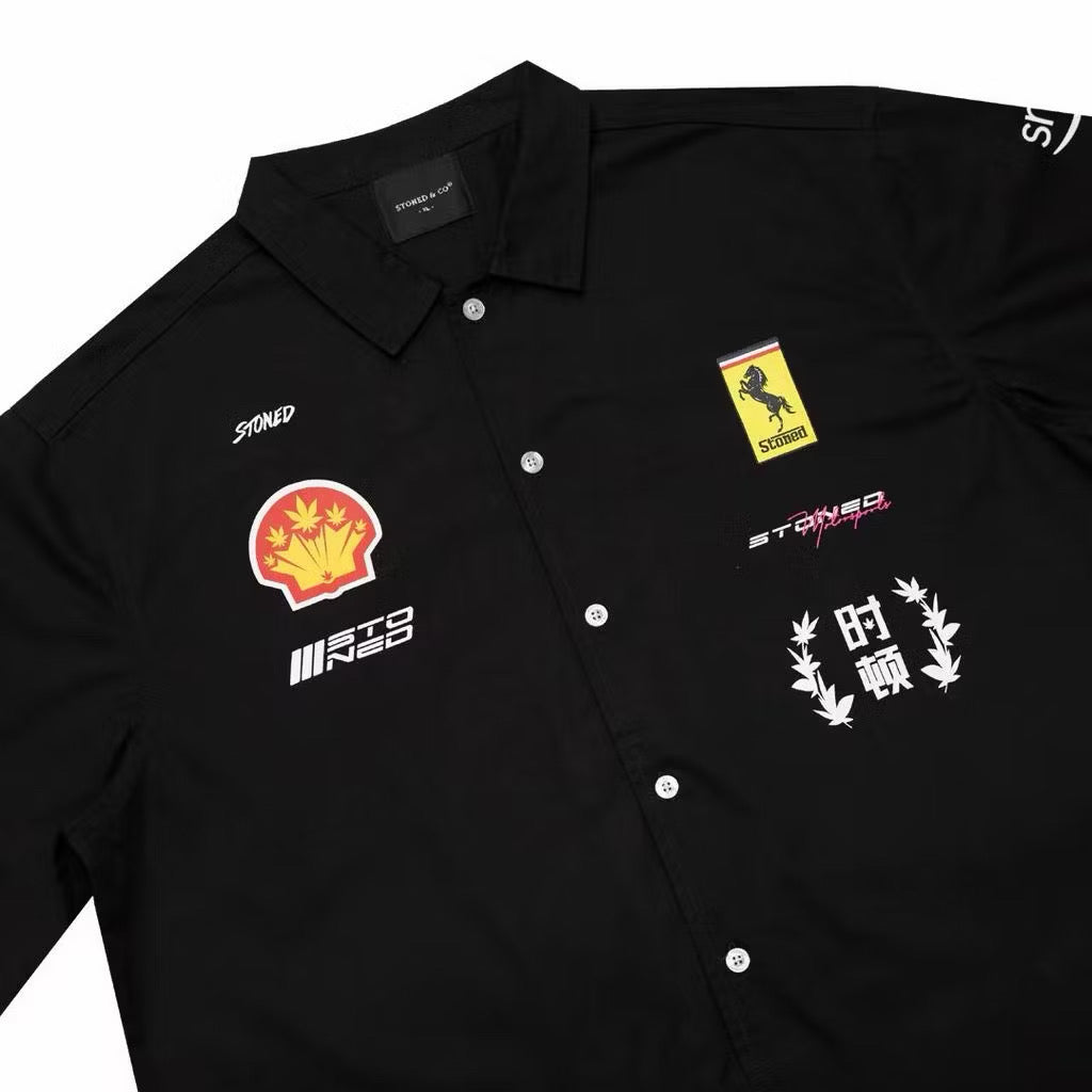 DARK HORSE : MOTORSPORT WORKSHIRT BLACK