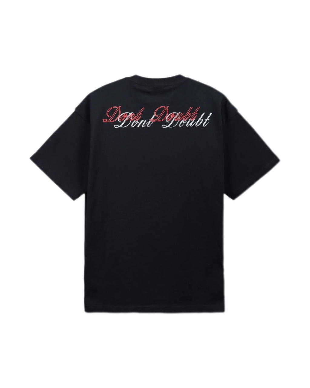 DON'T DOUBT VARSITY TEE BLACK