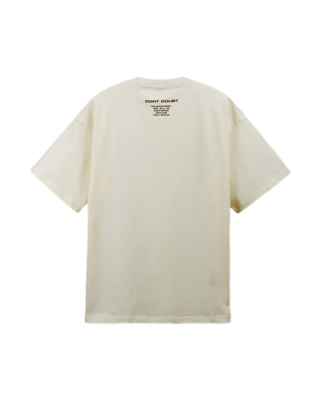 ALL IN EMBROIDERY TEE CREAM