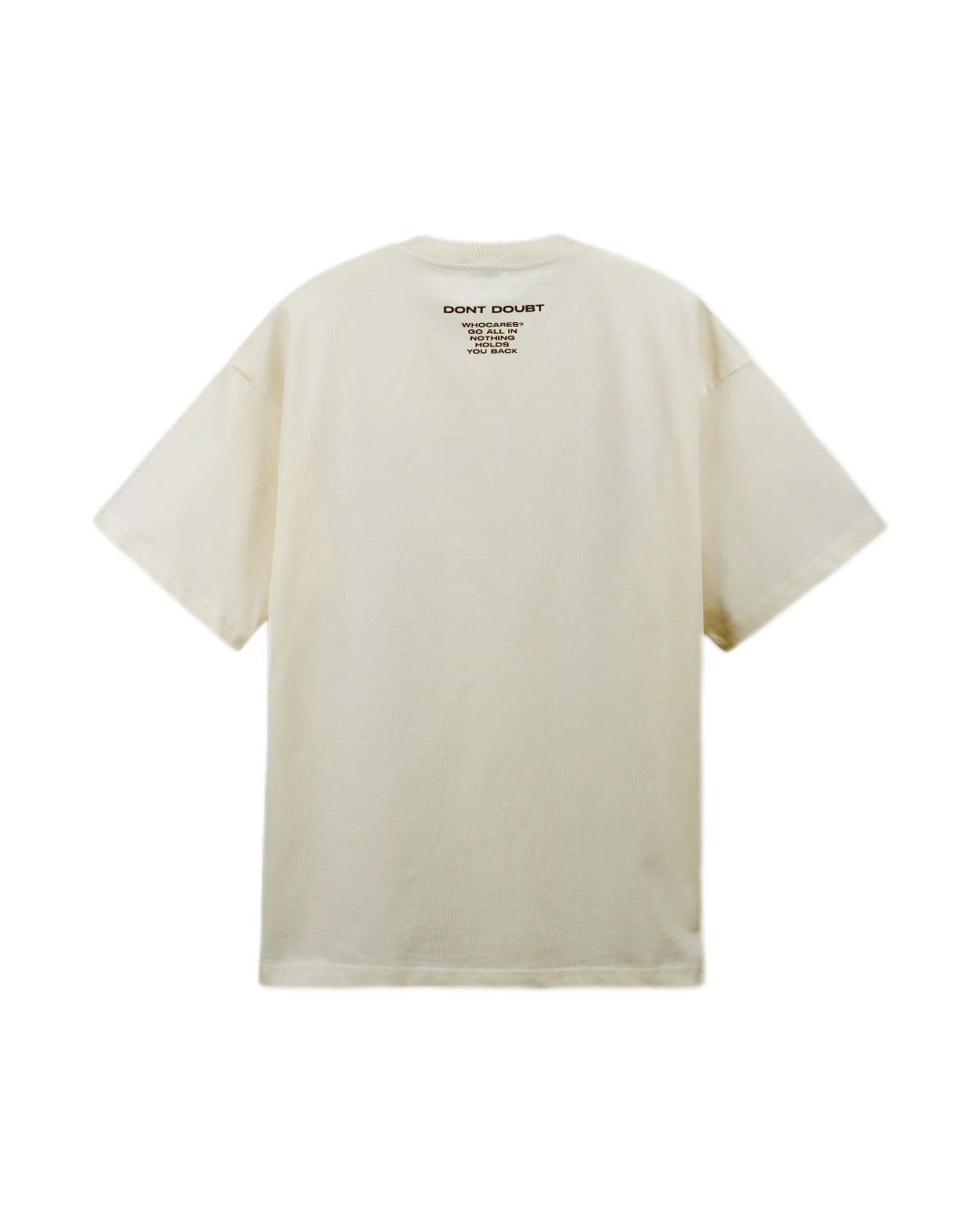 ALL IN EMBROIDERY TEE CREAM