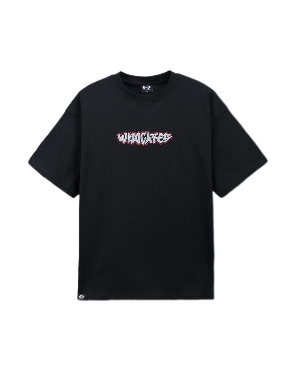 ALL IN EMBROIDERY TEE BLACK
