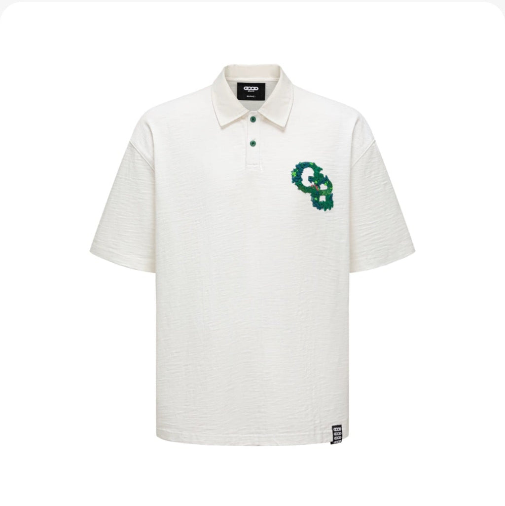 JUNGLE WONDERLAND 3D EMBROIDERED POLO SHIRT