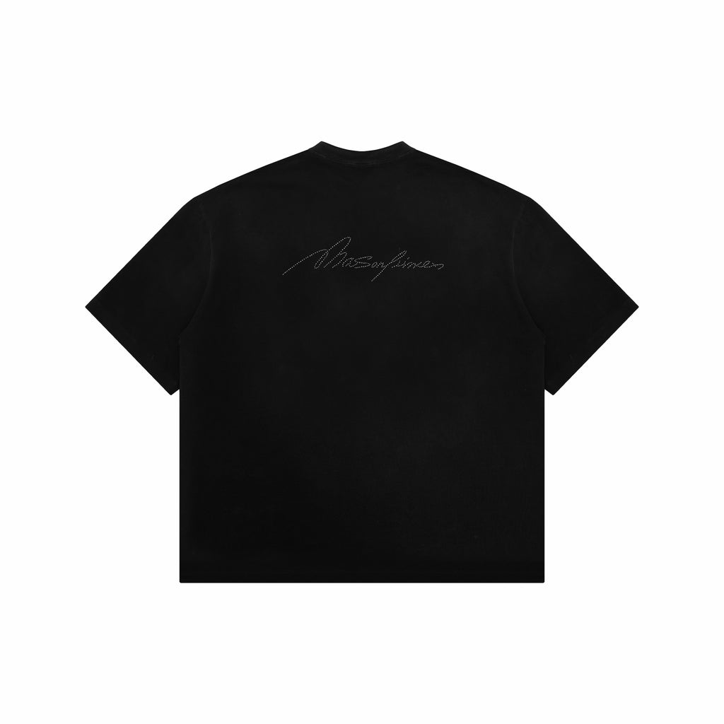 MASONPRINCE FIREWORKS 26 EARLY SPRING RHINESTONE DISTRESSED TEE