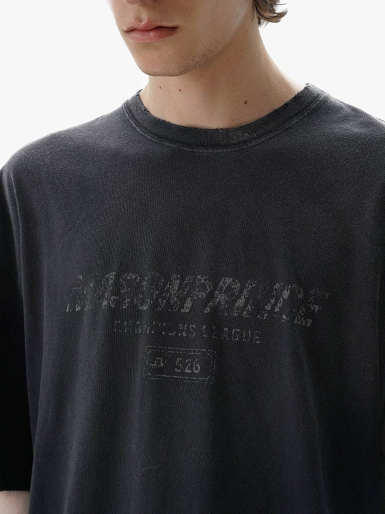 MASONPRINCE 528 SERIES NOSTALGIC TEE BLACK