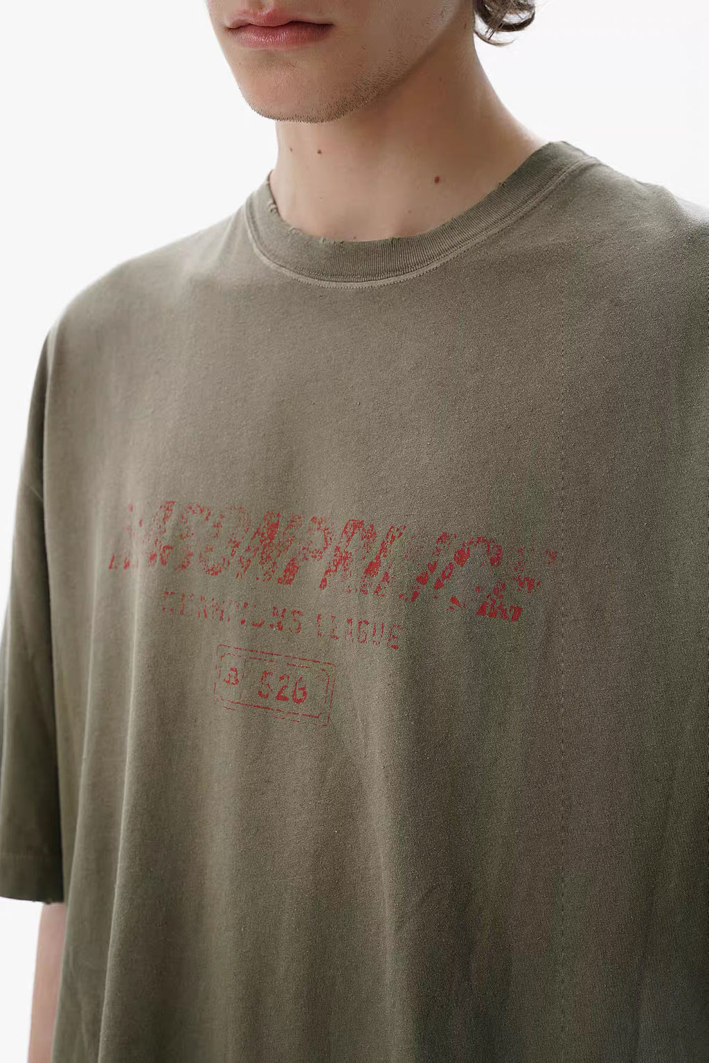 MASONPRINCE 528 SERIES NOSTALGIC TEE OLIVE GREEN