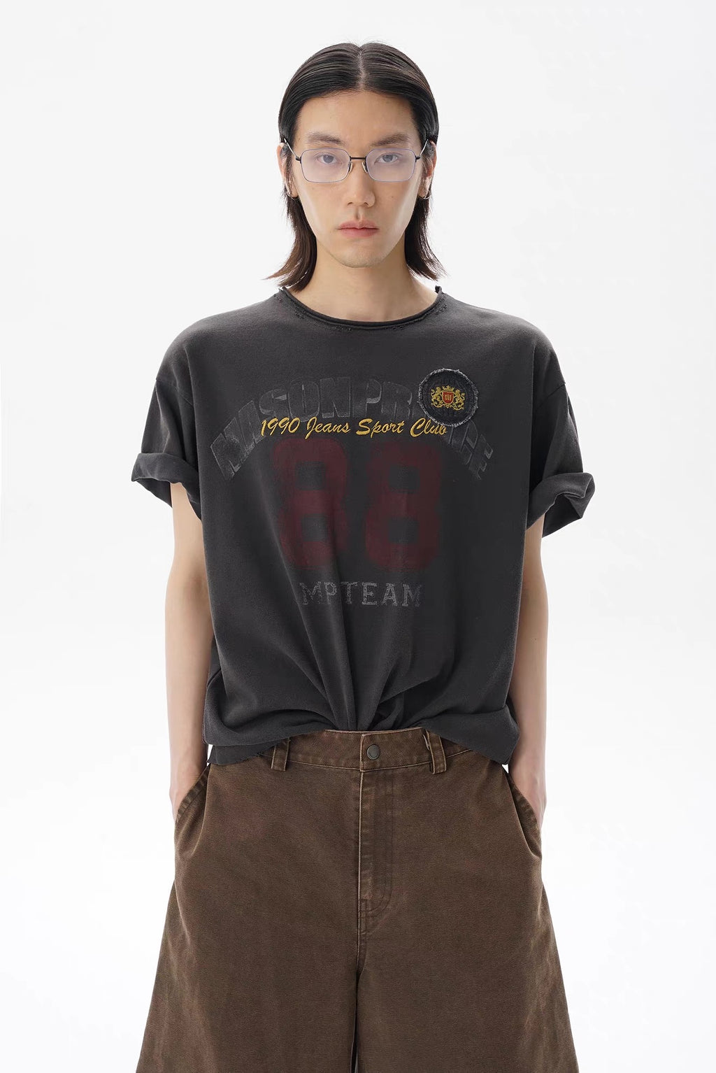 MASONPRINCE 1990 SPORTS CLUB 88 TEE GREY