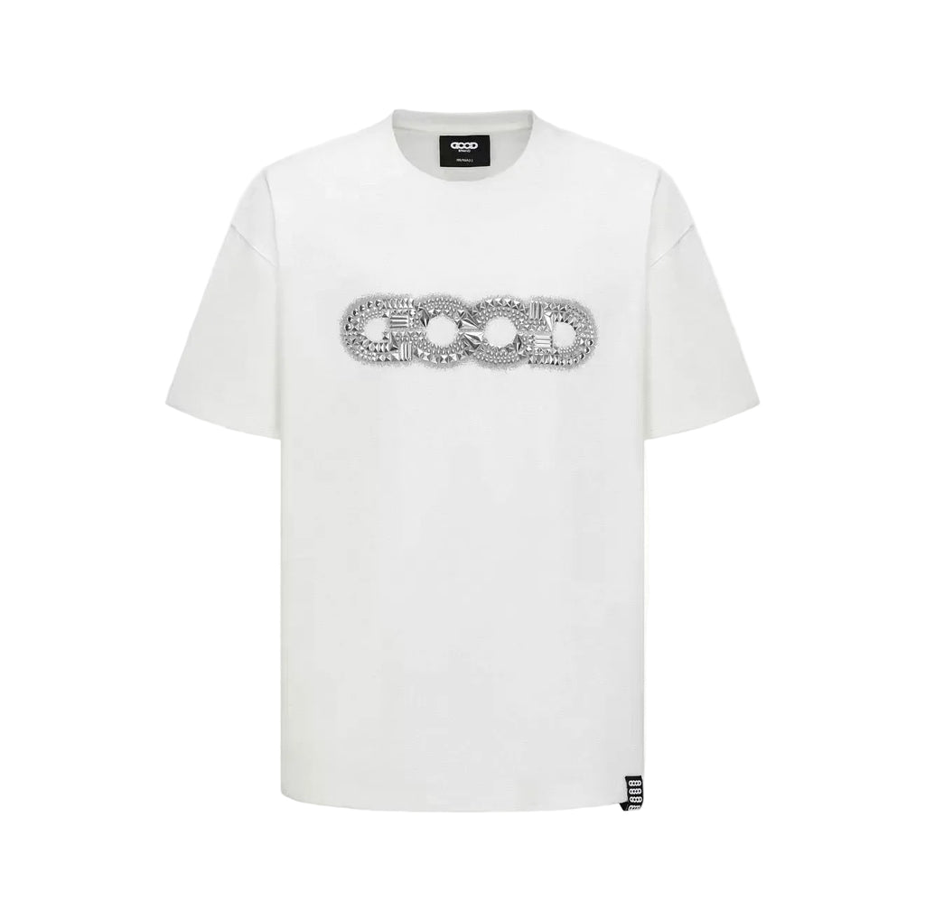 SPIKE LOGO TEE WHITE