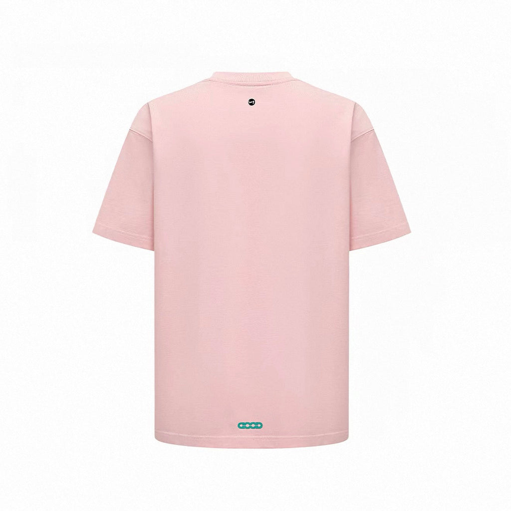 DOPAMINE TUBE BEADED TEE PINK