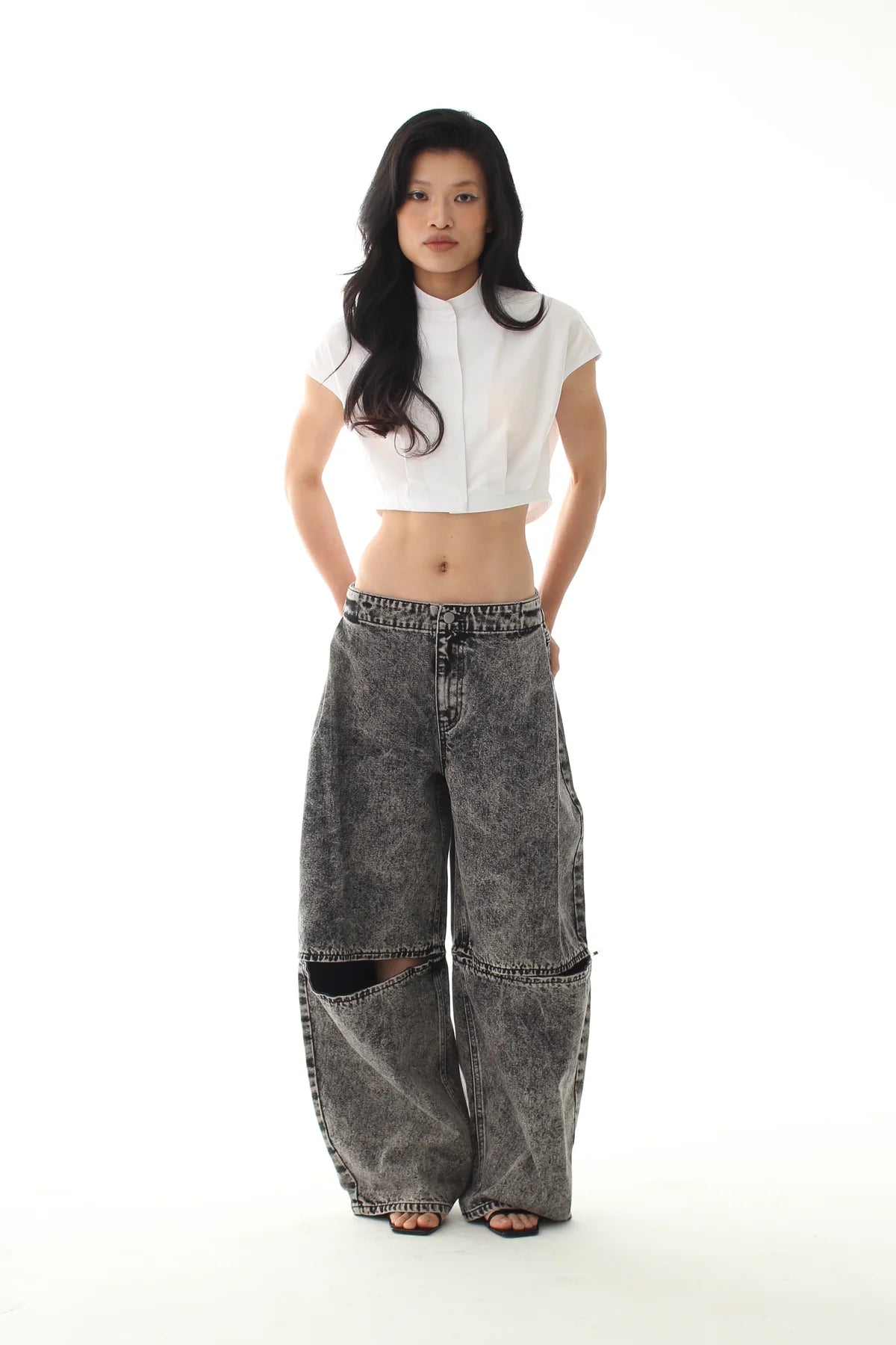 TRIBUTE JEANS - WASHED GREY