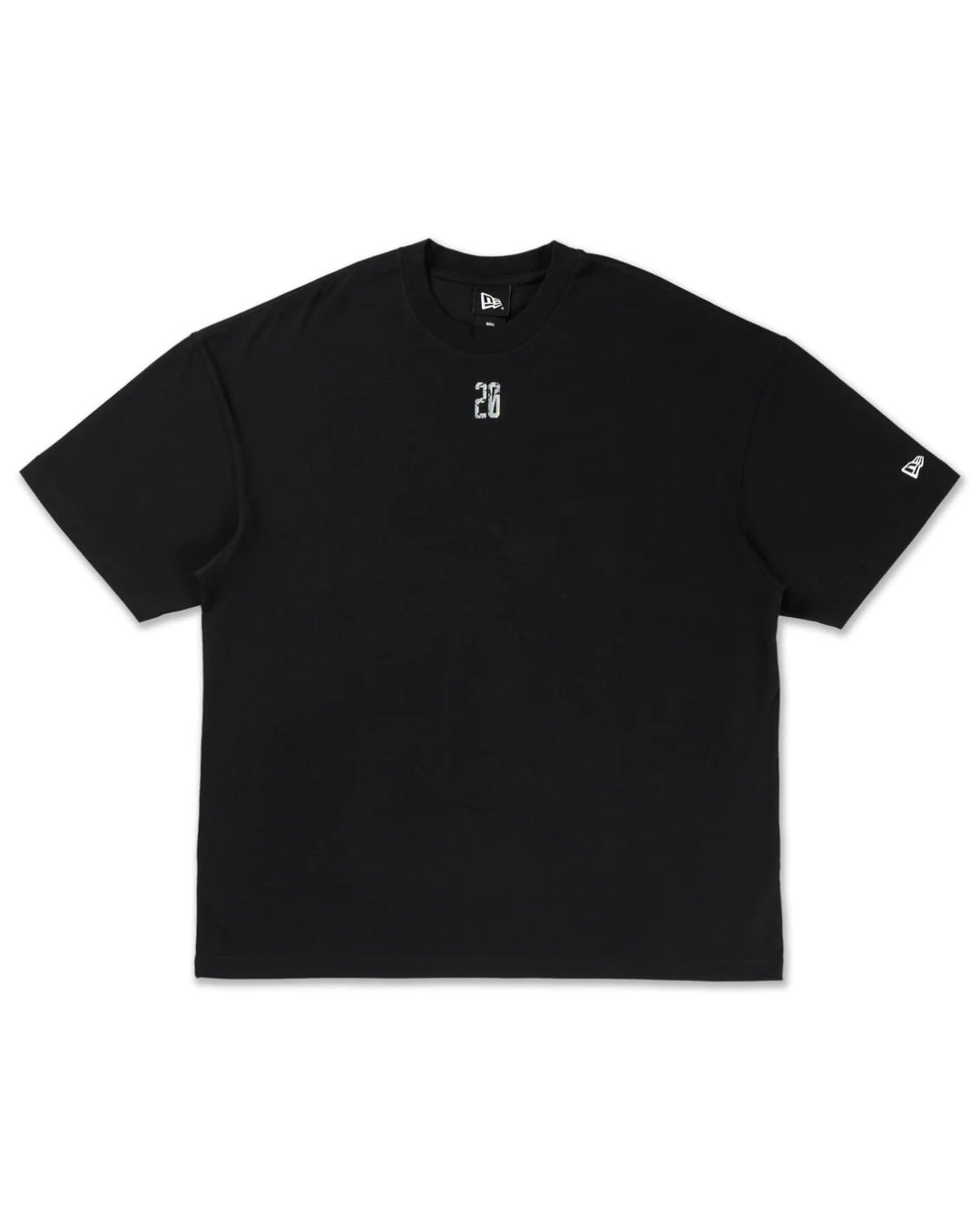 STREET ARCHIVED BLACK OVERSIZECD SHORT SLEEVE T-SHIRT