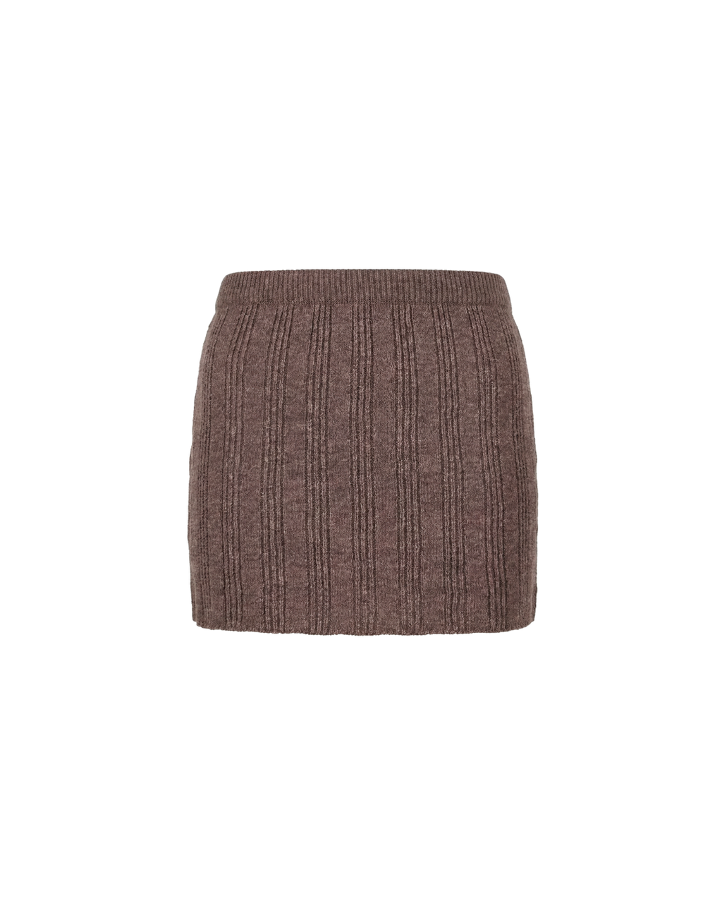IRIS MINI SKIRT BROWN